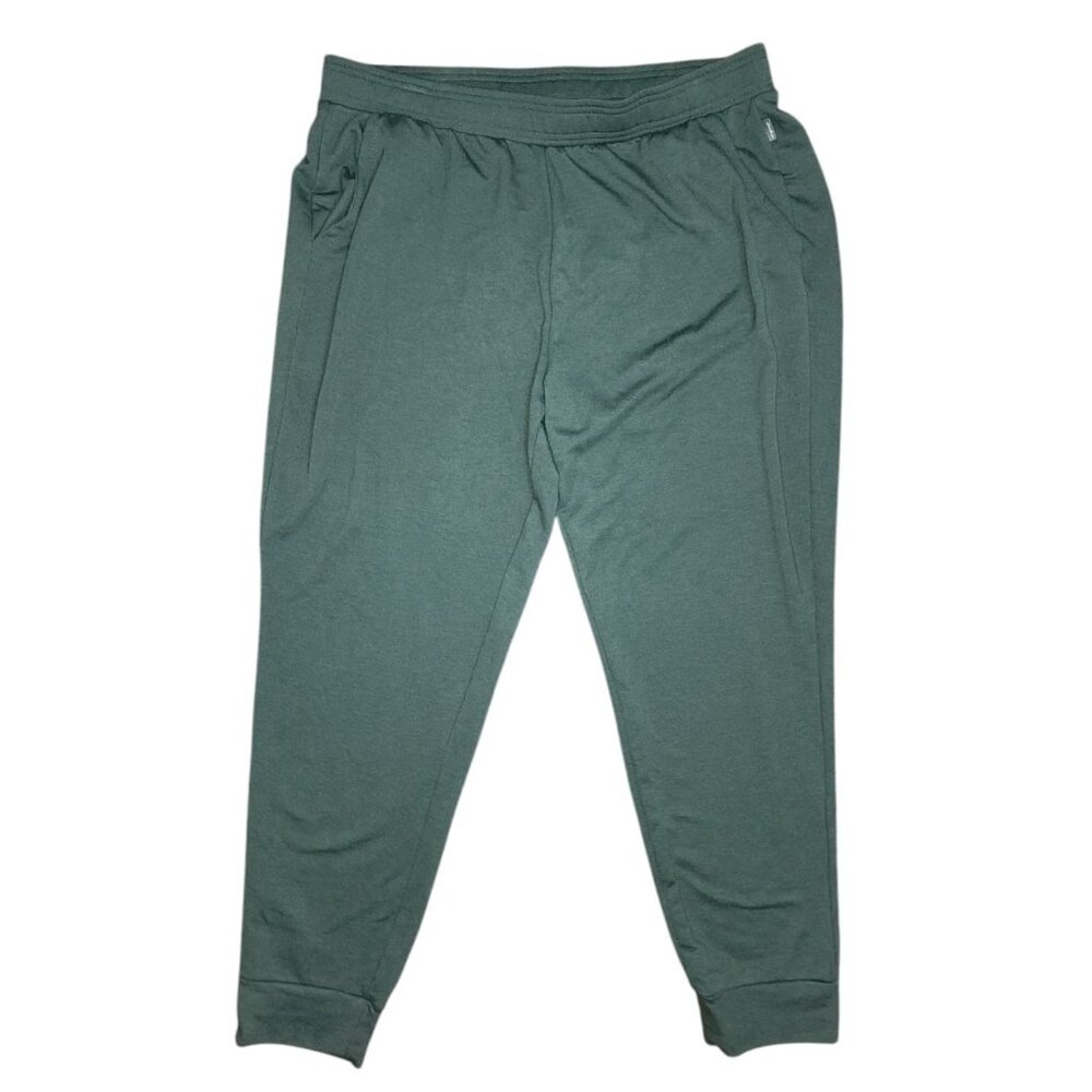 Eddie Bauer Pants Womens Size XL Green‎ Lounge Soft Pull On With Pockets